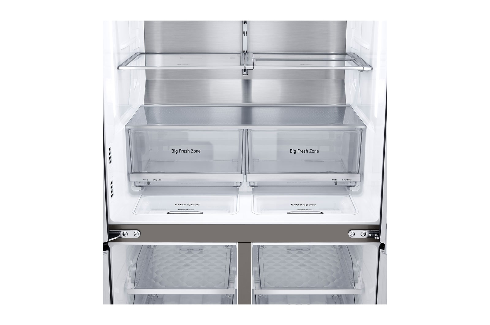 LG 637L French Door Fridge, with Door-In-Door®, in Matte Black Finish, GF-D706MBL