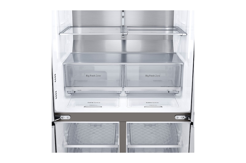 LG 637L French Door Fridge, with Door-In-Door®, in Matte Black Finish, GF-D706MBL