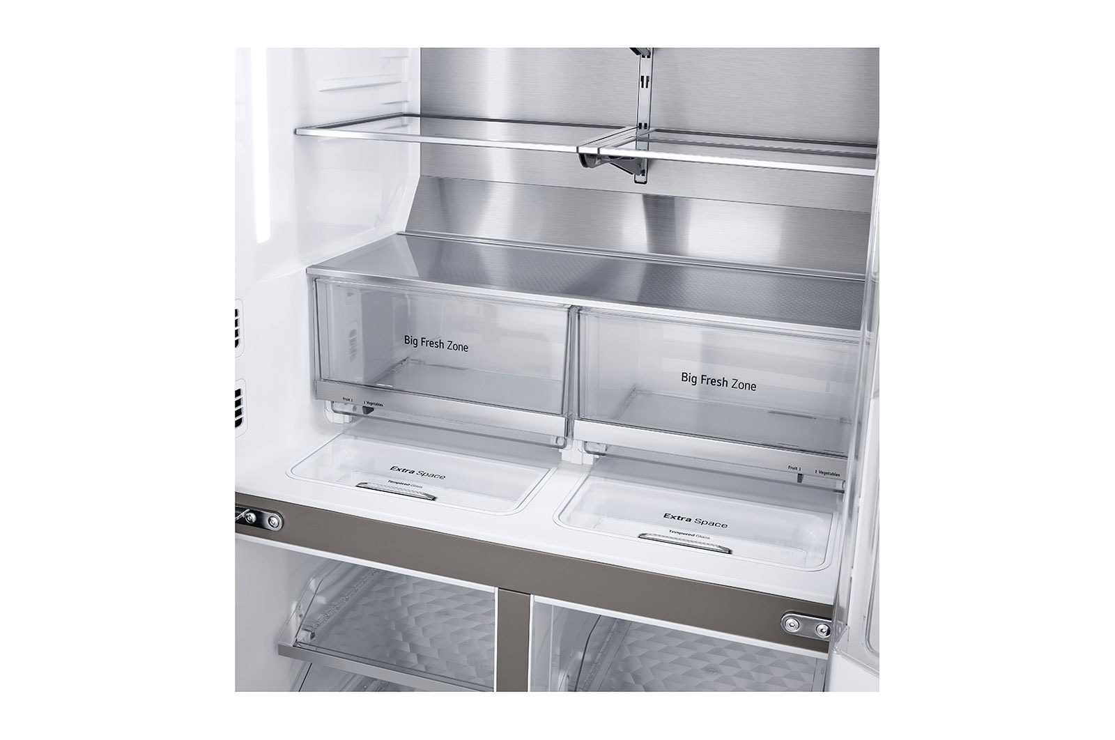 LG 637L French Door Fridge, with Door-In-Door®, in Matte Black Finish, GF-D706MBL