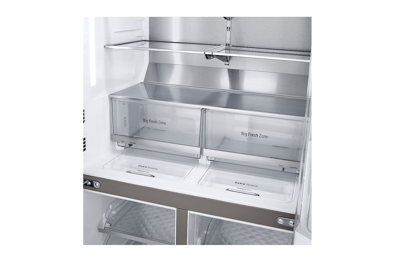 LG 637L French Door Fridge, with Door-In-Door®, in Matte Black Finish, GF-D706MBL