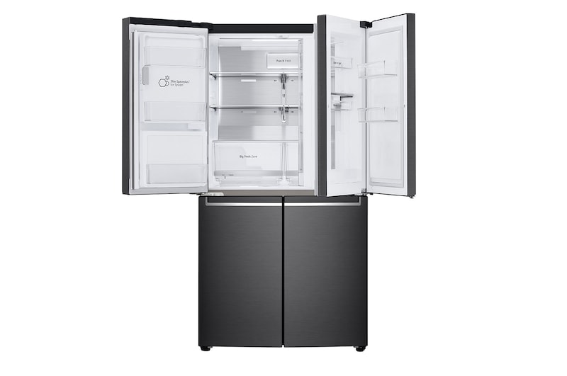 LG 637L French Door Fridge, with Door-In-Door®, in Matte Black Finish, GF-D706MBL