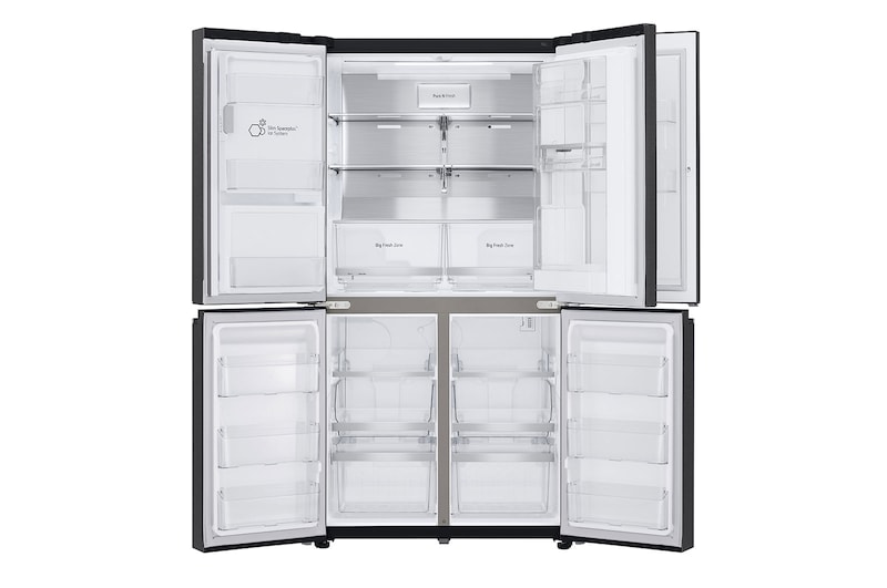 LG 637L French Door Fridge, with Door-In-Door®, in Matte Black Finish, GF-D706MBL