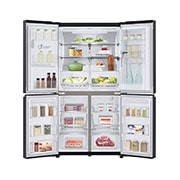 LG 637L French Door Fridge, with Door-In-Door®, in Matte Black Finish, GF-D706MBL