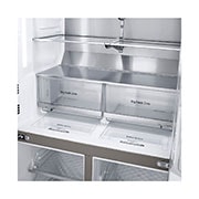 LG 637L French Door Fridge, with Door-In-Door®, in Matte Black Finish, GF-D706MBL