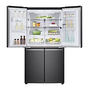 LG 637L French Door Fridge, with Door-In-Door®, in Matte Black Finish, GF-D706MBL