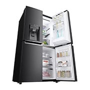 LG 637L French Door Fridge, with Door-In-Door®, in Matte Black Finish, GF-D706MBL