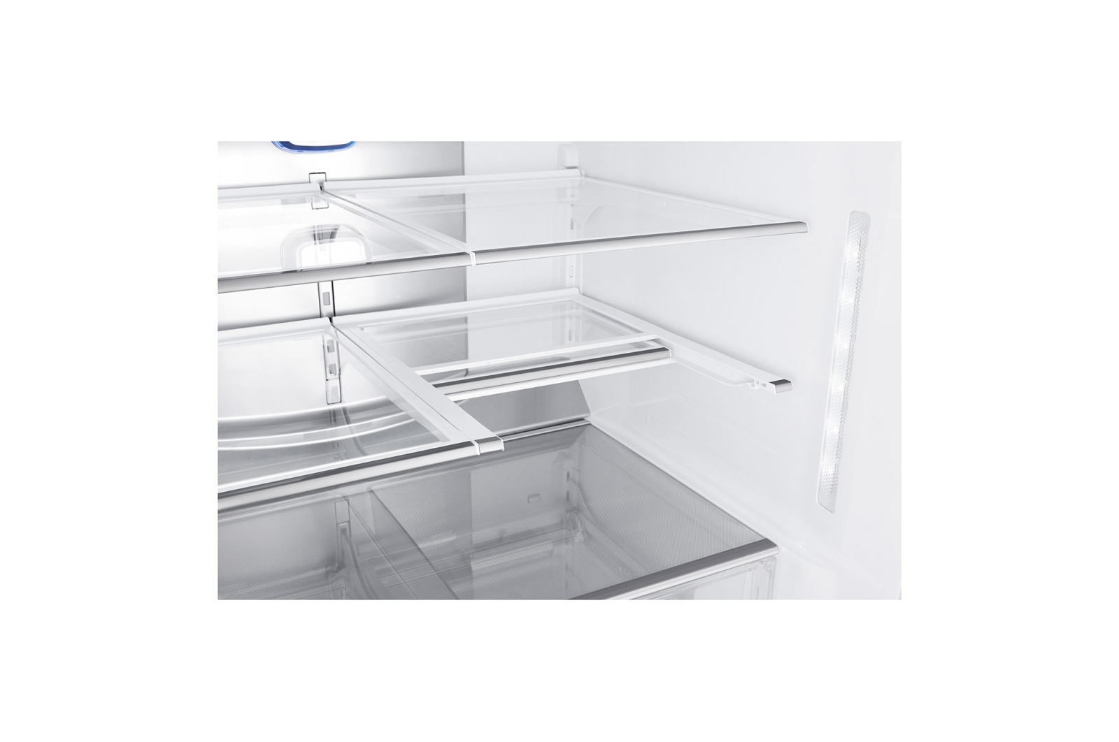 LG 725L French Door Fridge, with Dual Door-In-Door®, in Black Mirror Glass Finish, GF-D725BML