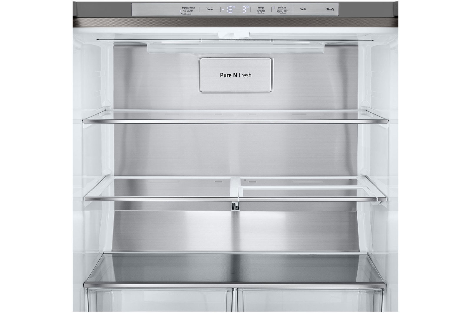 LG 506L Slim French Door Fridge - Plumbed, GF-L500PL
