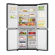 LG 506L Slim French Door Fridge with Ice & Water Dispenser , GF-L570MBL