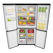 LG 506L Slim French Door Fridge with Ice & Water Dispenser , GF-L570MBL