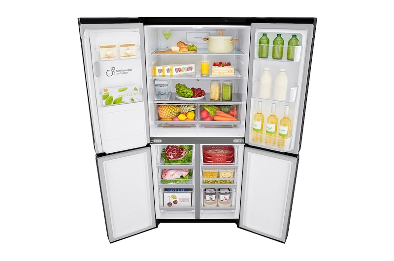 LG 506L Slim French Door Fridge - Ice & Water, GF-L570MBNL
