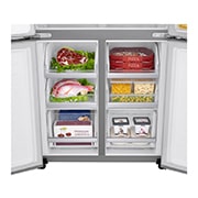 LG 506L Slim French Door Fridge - Ice & Water, GF-L570PL