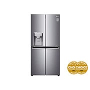 LG 506L Slim French Door Fridge with Ice & Water Dispenser , GF-L570PL