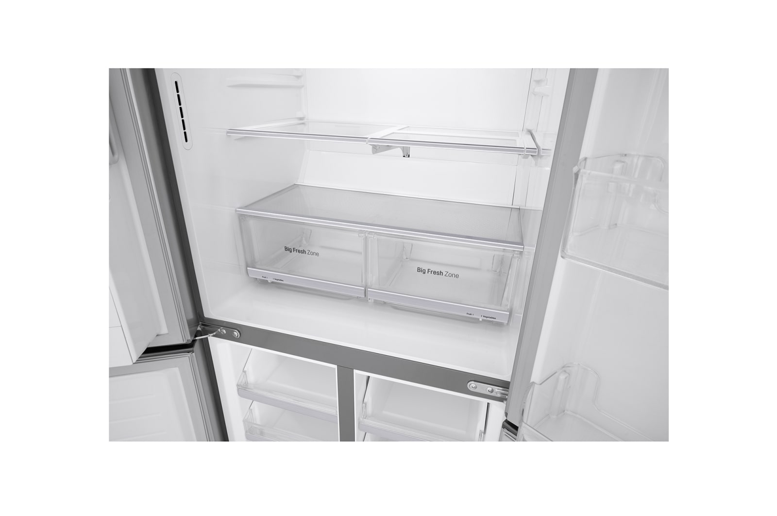 LG 506L Slim French Door Fridge with Ice & Water Dispenser , GF-L570PL