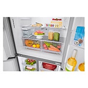 LG 506L Slim French Door Fridge - Non-Plumbed, GF-L570PNL