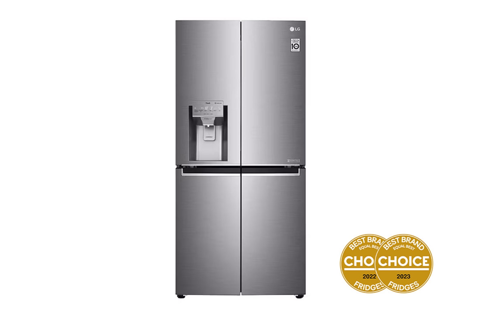 LG 506L Slim French Door Fridge - Non-Plumbed, GF-L570PNL