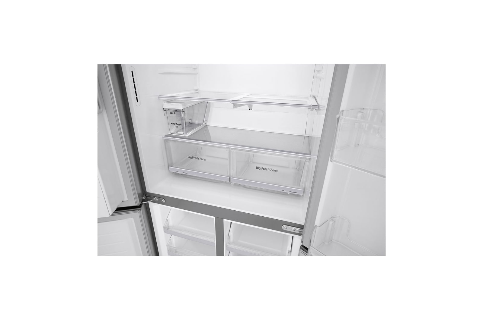 LG 506L Slim French Door Fridge - Non-Plumbed, GF-L570PNL