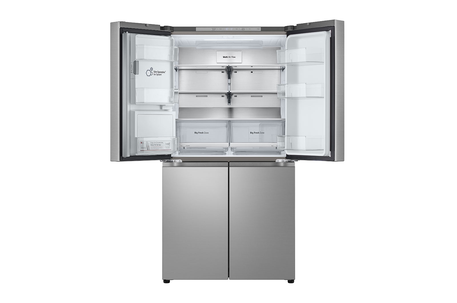 LG 637L French Door Fridge with Ice & Water Dispenser , GF-L700PL