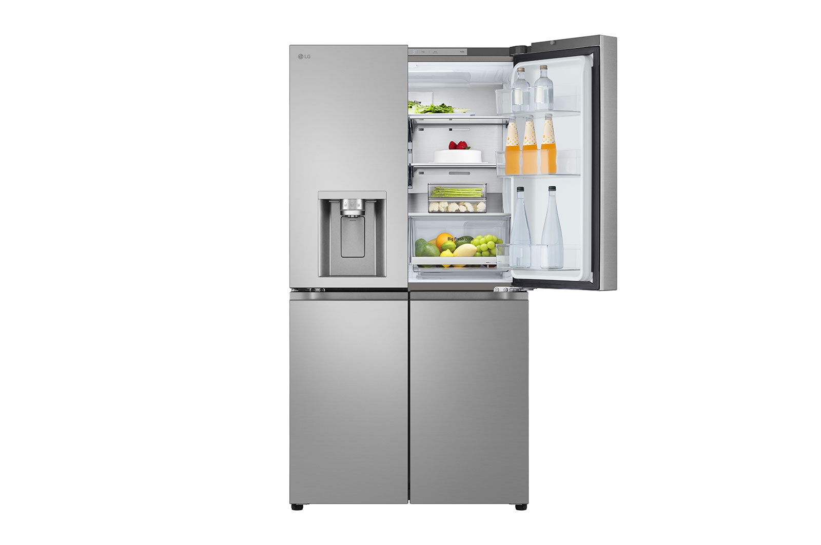 LG 637L French Door Fridge with Ice & Water Dispenser , GF-L700PL