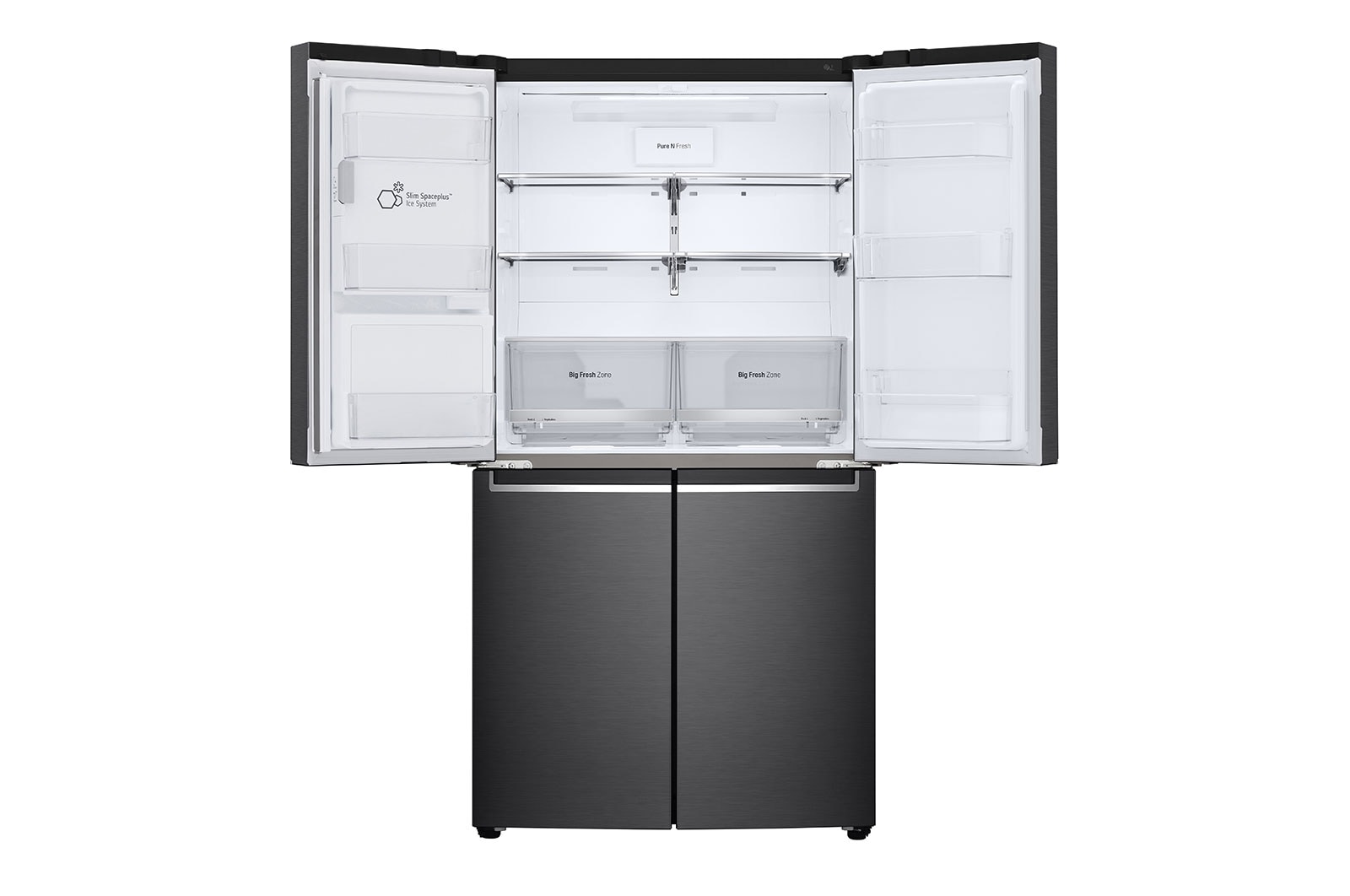 LG 637L French Door Fridge in Matte Black Finish, GF-L706MBL