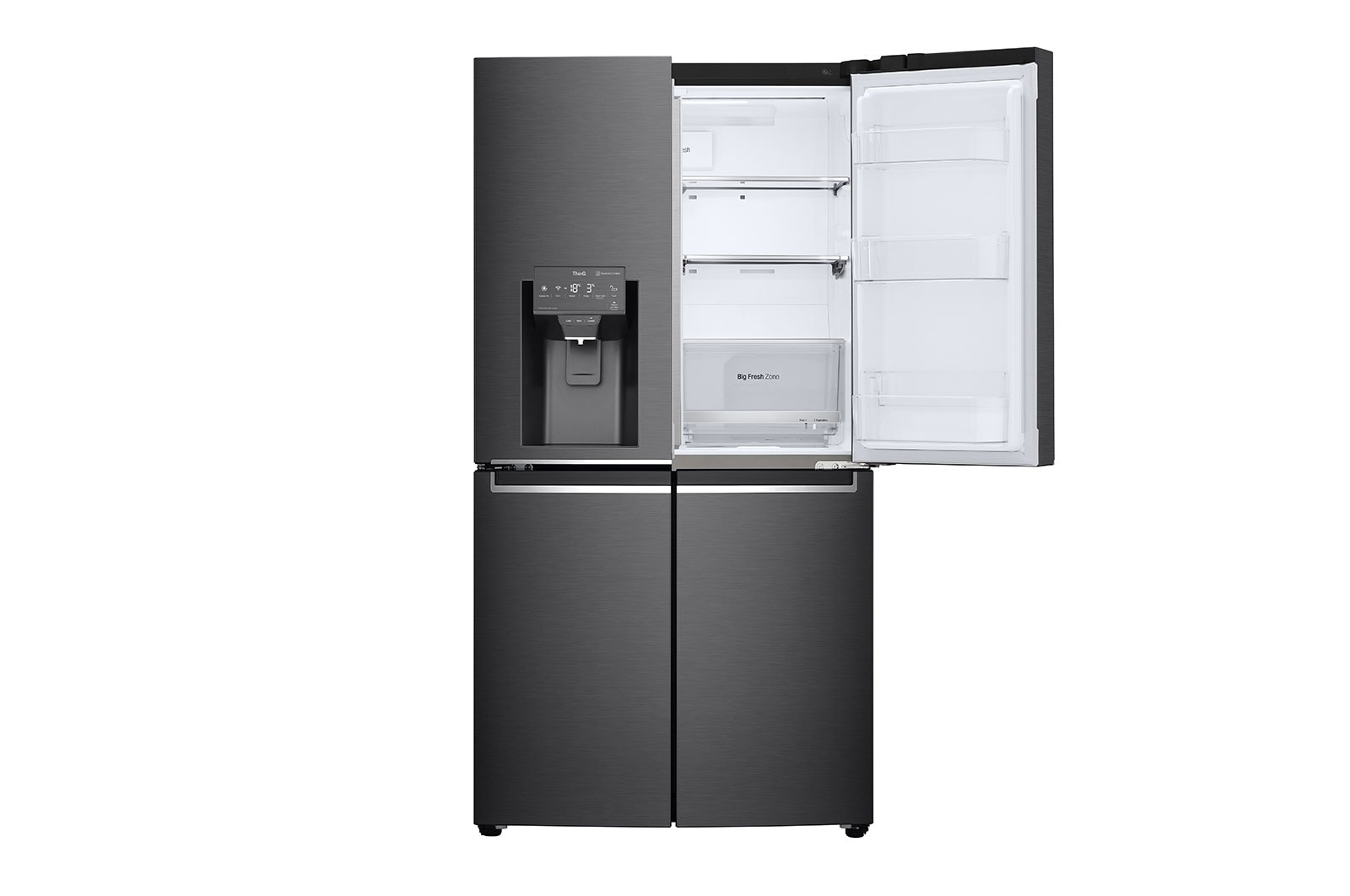 LG 637L French Door Fridge in Matte Black Finish, GF-L706MBL