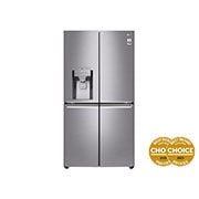 LG 637L French Door Fridge with Ice & Water Dispenser in Stainless Finish, GF-L706PL