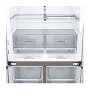 LG 637L French Door Fridge with Ice & Water Dispenser in Stainless Finish, GF-L706PL