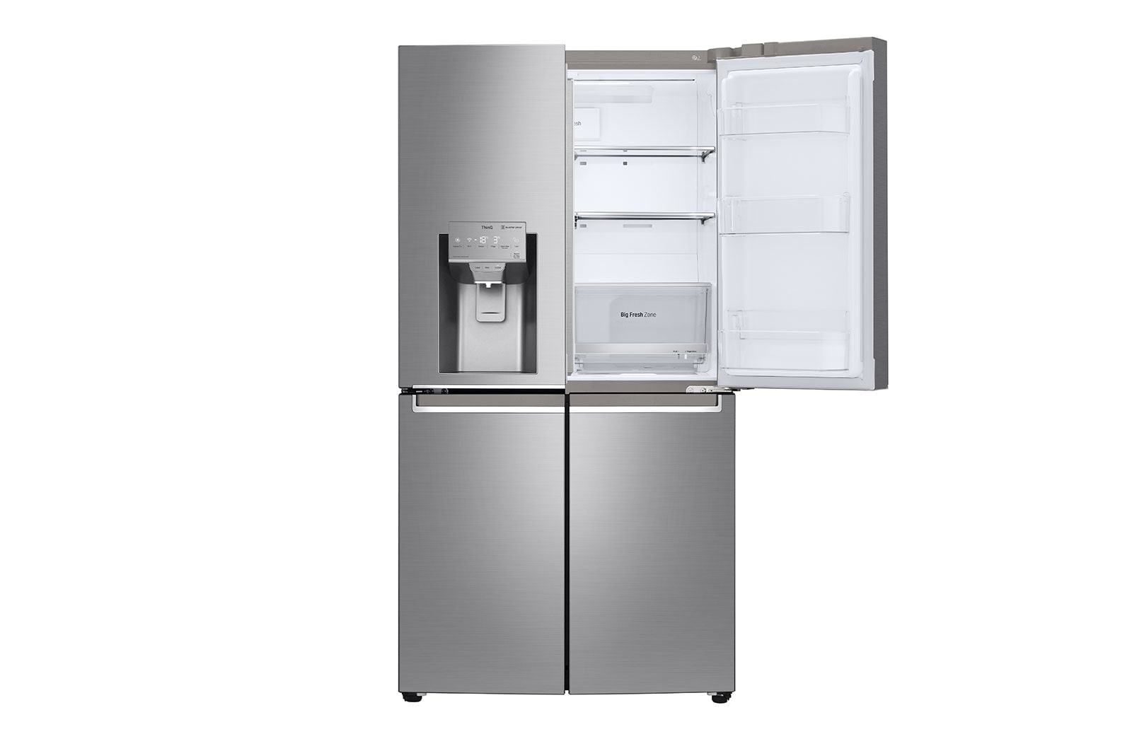 LG 637L French Door Fridge with Ice & Water Dispenser in Stainless Finish, GF-L706PL