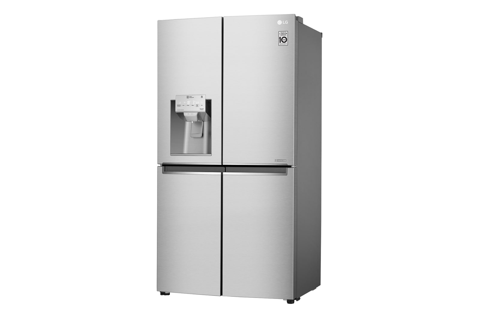 LG 708L French Door Fridge, in Brushed Steel Finish, GF-L708PL