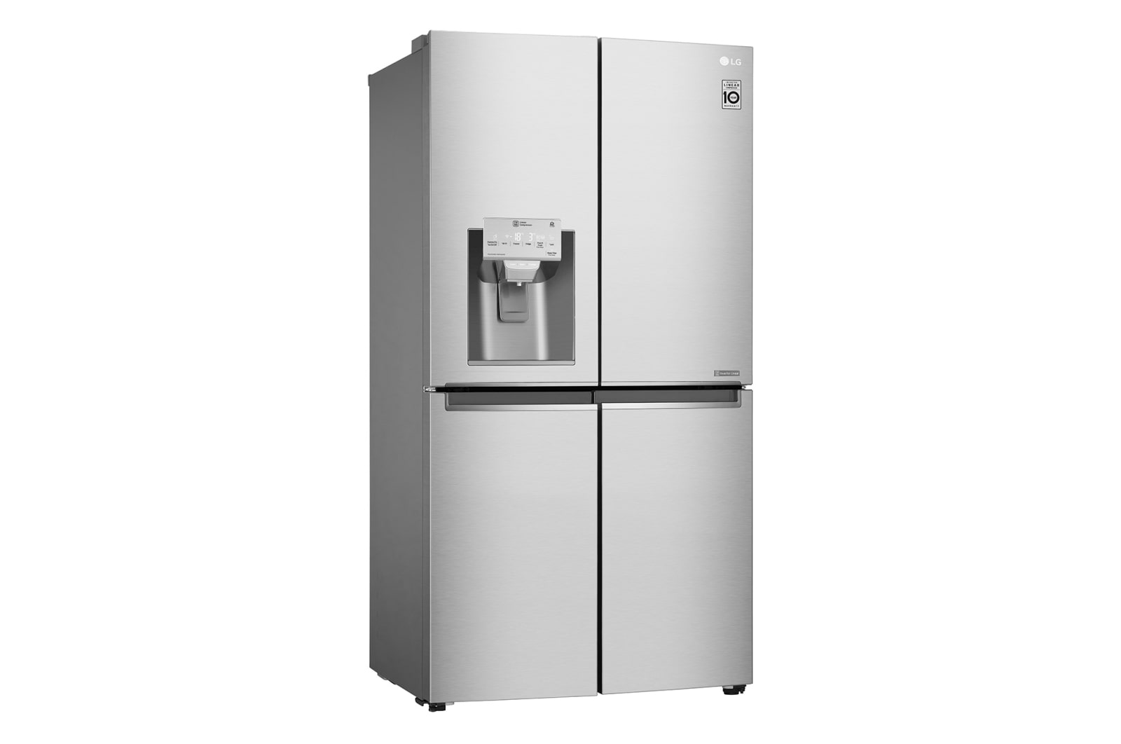 LG 708L French Door Fridge, in Brushed Steel Finish, GF-L708PL