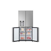 LG 506L Slim French Door Fridge with Non-Plumbed Ice & Water Dispenser, GF-LN500PL