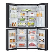 LG 636L French Door Fridge with Non-Plumbed Ice & Water Dispenser, GF-LN700MBL