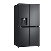 LG 636L French Door Fridge with Non-Plumbed Ice & Water Dispenser, GF-LN700MBL