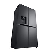 LG 636L French Door Fridge with Non-Plumbed Ice & Water Dispenser, GF-LN700MBL