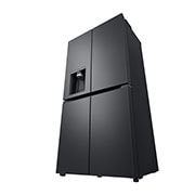 LG 636L French Door Fridge with Non-Plumbed Ice & Water Dispenser, GF-LN700MBL