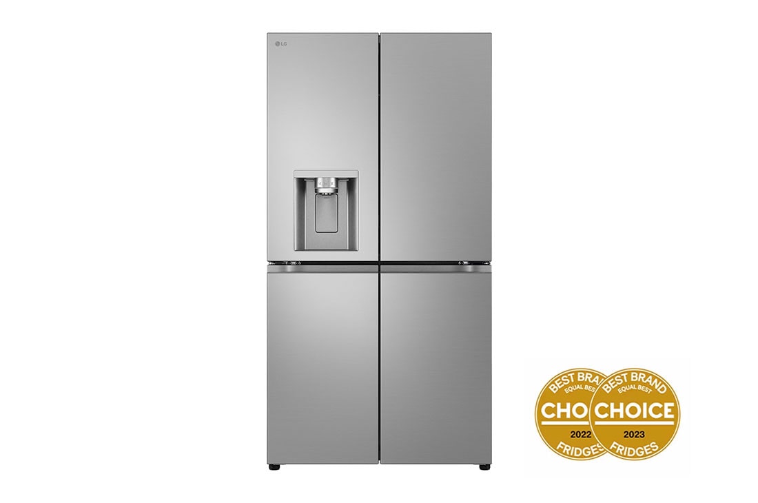 LG 636L French Door Fridge with Non-Plumbed Ice & Water Dispenser, GF-LN700PL