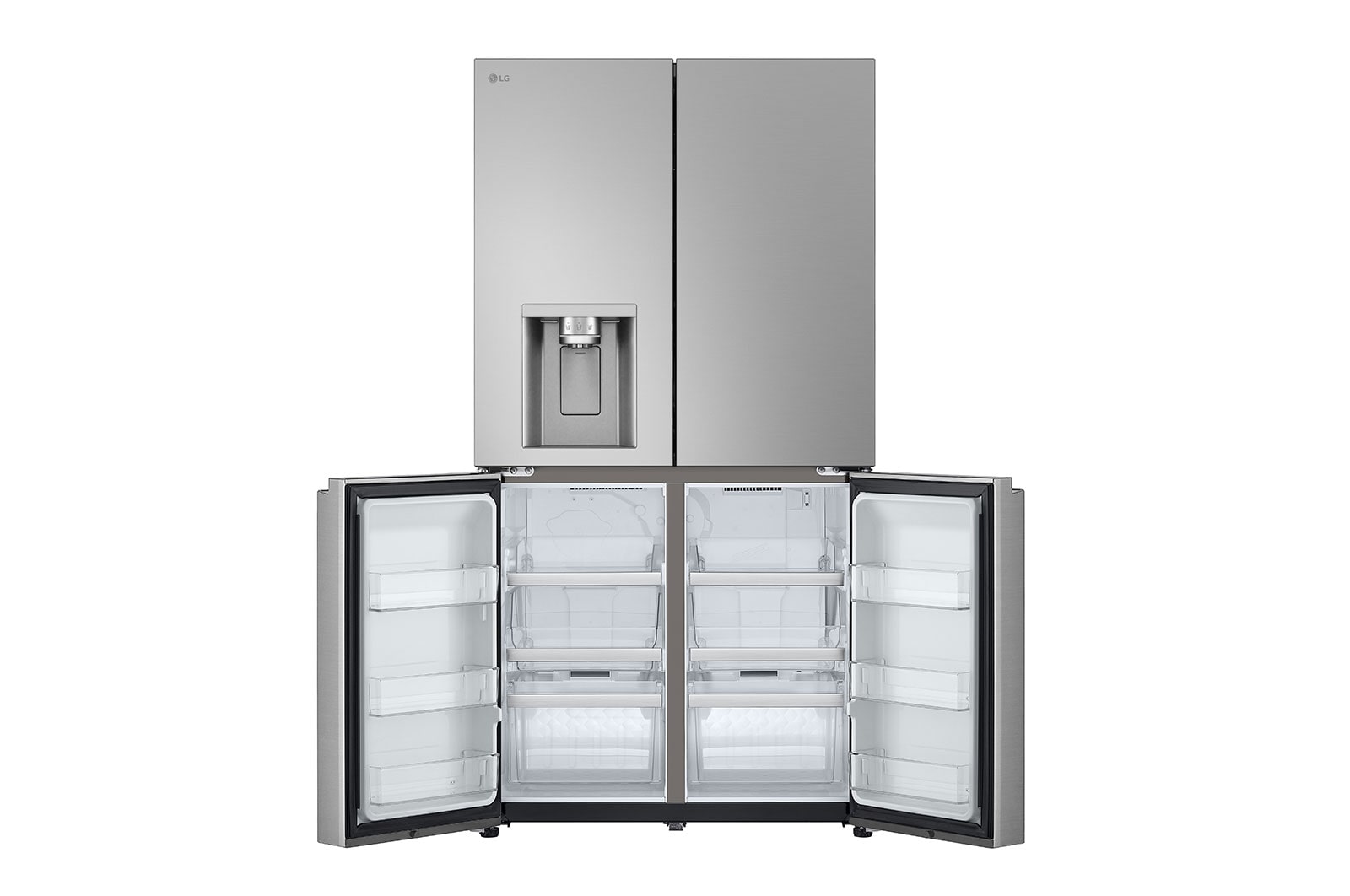 LG 636L French Door Fridge with Non-Plumbed Ice & Water Dispenser, GF-LN700PL