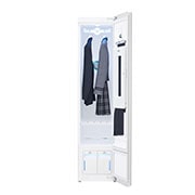 LG 617L French Door Fridge with MoodUP® LED Door Panels + Styler Steam Clothing Care System® with ThinQ® - 3 Garment in Black Glass, GF-MV600-S3