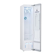 LG 617L French Door Fridge with MoodUP® LED Door Panels + Styler Steam Clothing Care System® with ThinQ® - 3 Garment in Black Glass, GF-MV600-S3