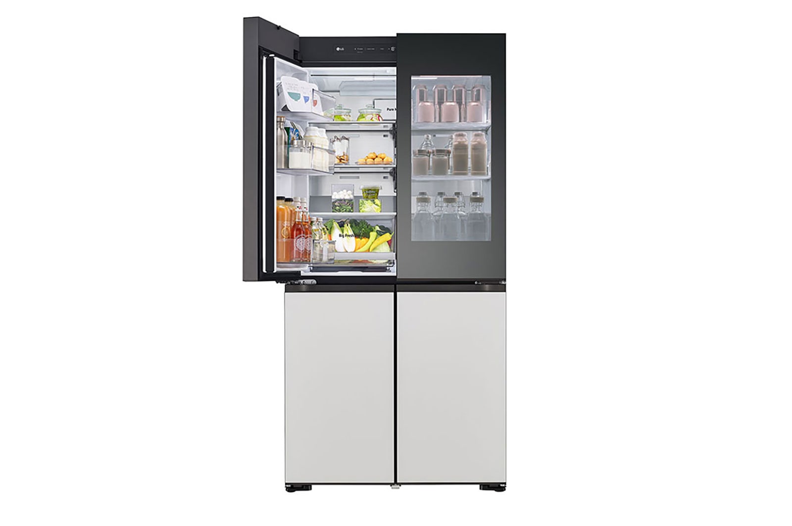 LG 617L French Door Fridge - MoodUP® LED Panels, GF-MV600