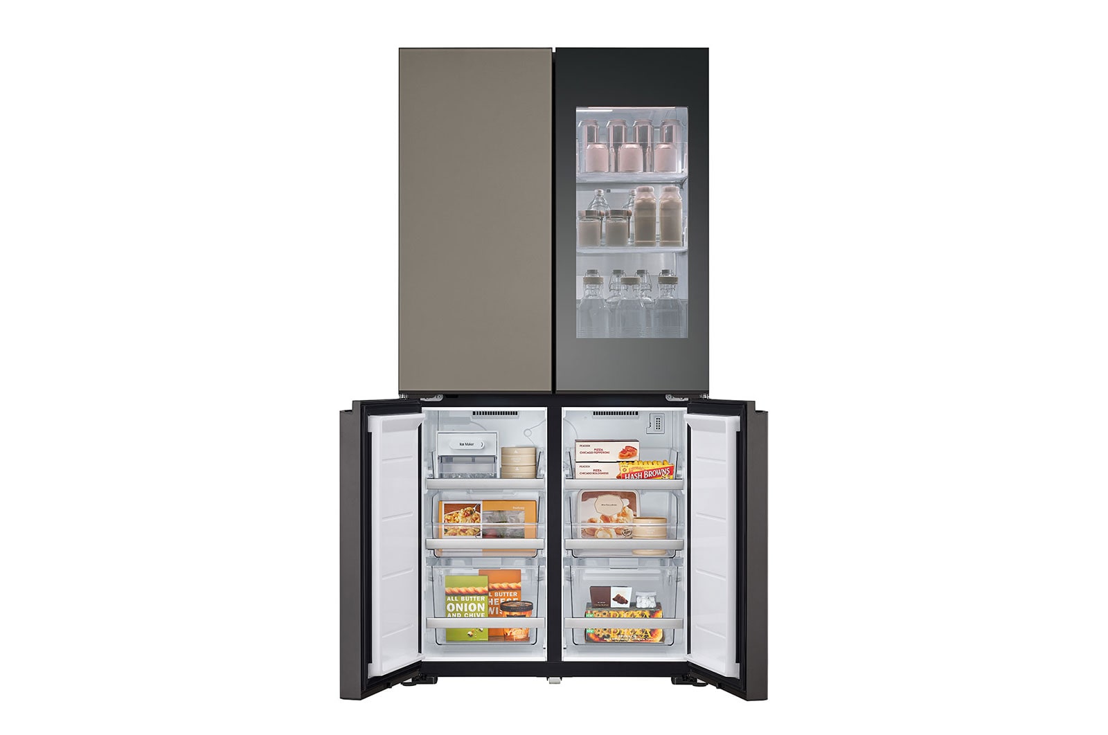 LG 617L French Door Fridge - MoodUP® LED Panels, GF-MV600