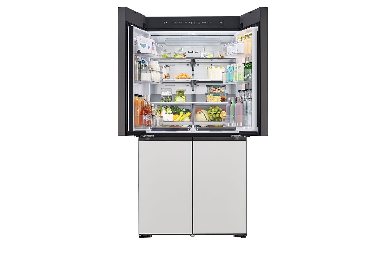 LG 617L French Door Fridge - MoodUP® LED Panels, GF-MV600