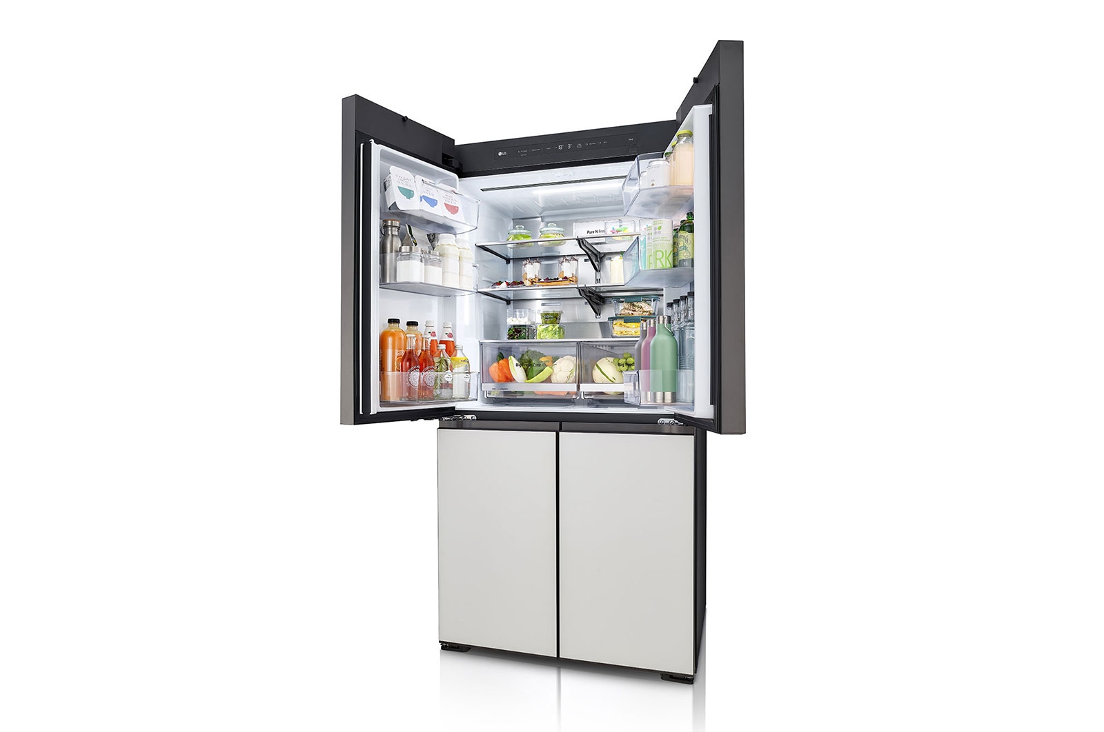 LG 617L French Door Fridge - MoodUP® LED Panels, GF-MV600