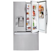 Front view of 730L Door-in-Door® French Door Fridge with Slim Ice Maker GF-SD730SL