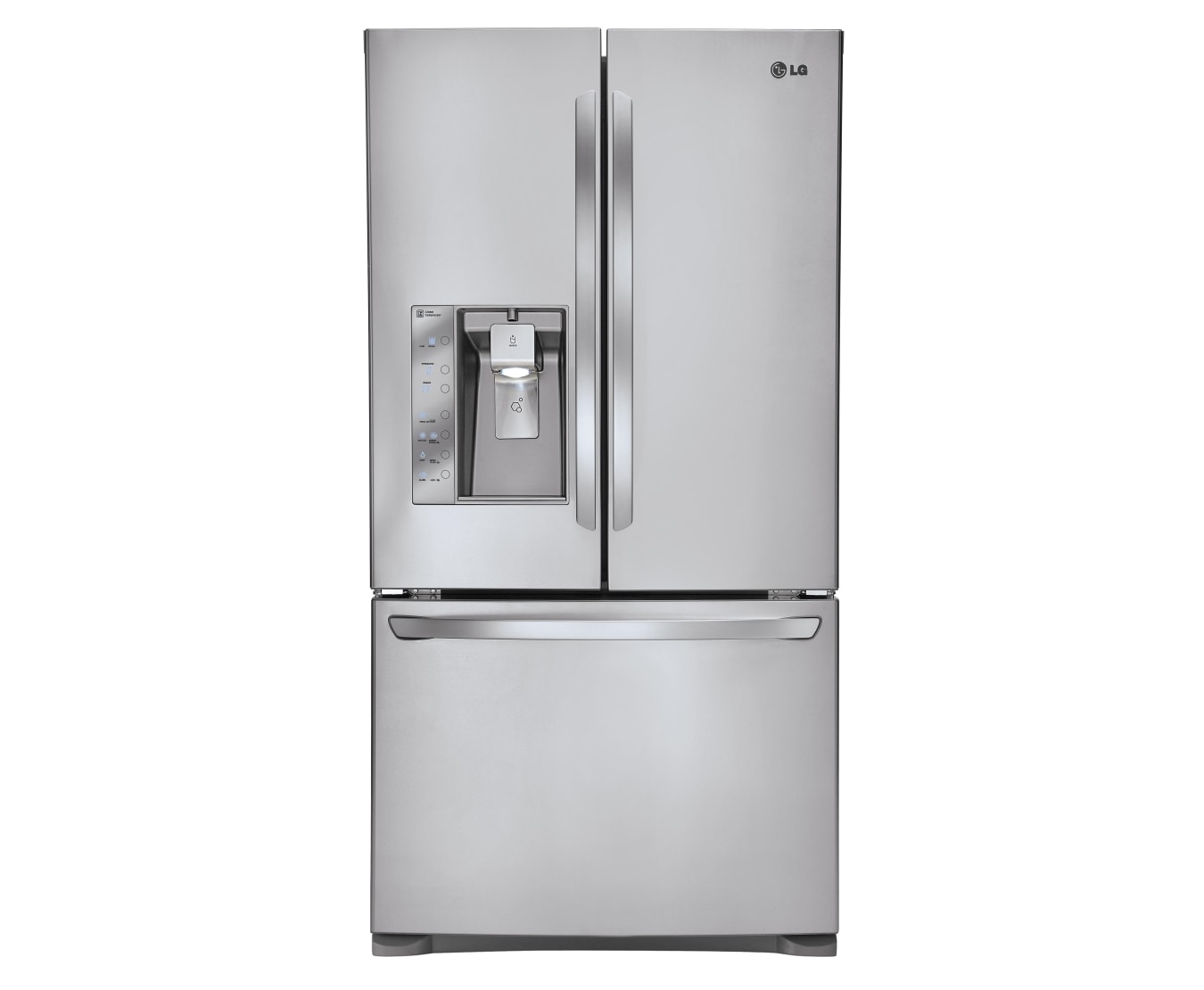 Front view of 730L French Door Refrigerator with Slim In-Door Ice Maker GF-SL730SL