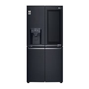 LG 508L Slim French Door Fridge, with InstaView Door-In-Door®, in Matte Black Finish, GF-V570MBL