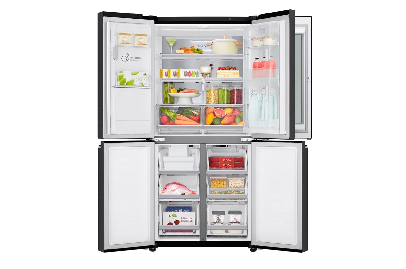 LG 508L Slim French Door Fridge with Craft Ice™ , GF-V570MBLC