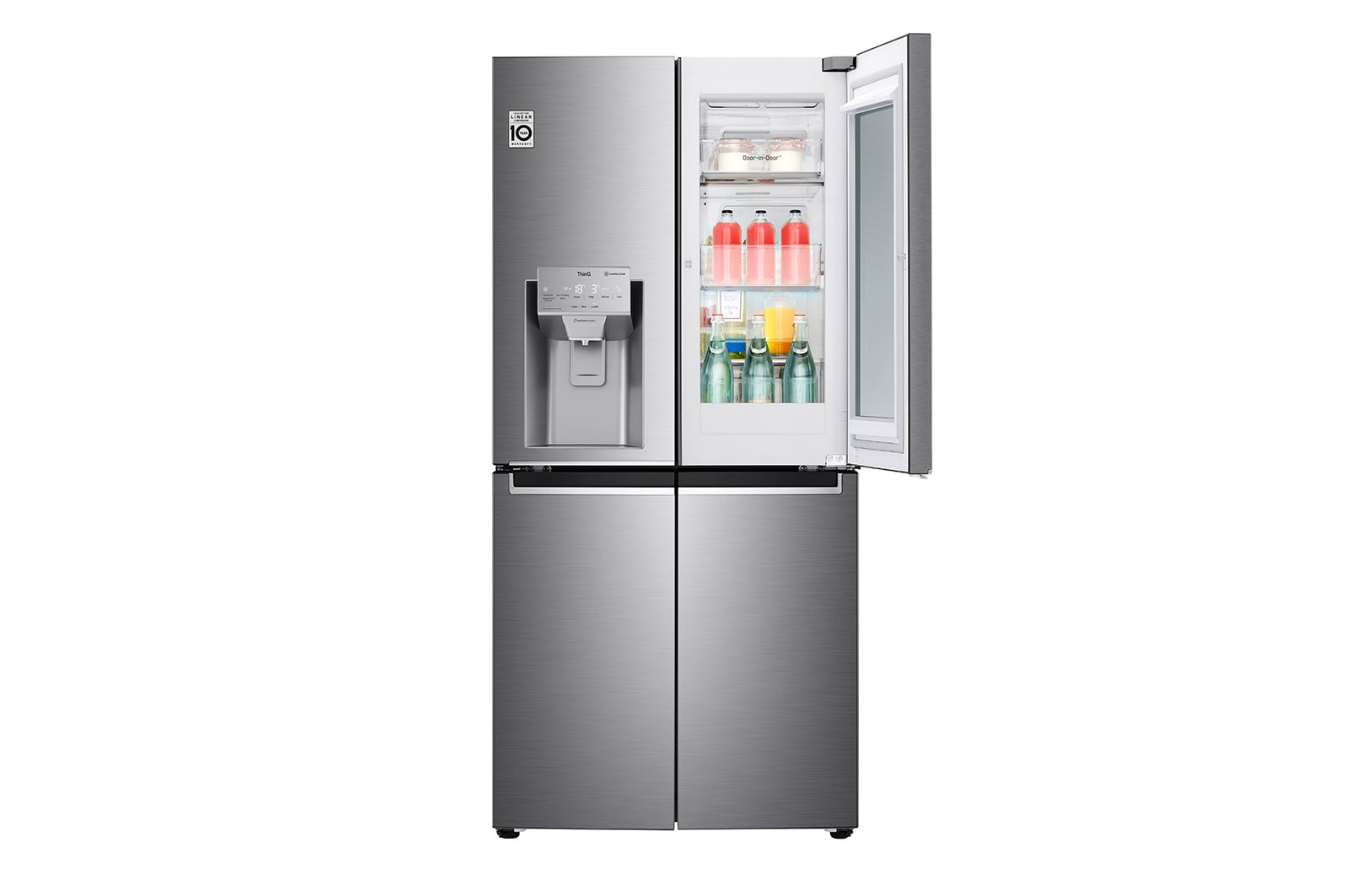 LG 508L Slim French Door Fridge - Non-Plumbed, GF-V570PNL