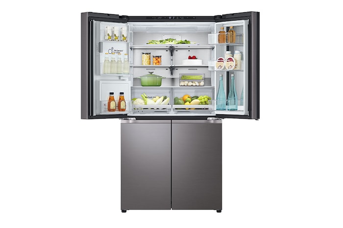 LG 642L French Door Fridge with InstaView™, GF-V700BSLC
