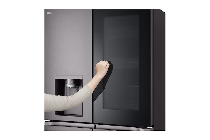 LG 642L French Door Fridge with InstaView™, GF-V700BSLC